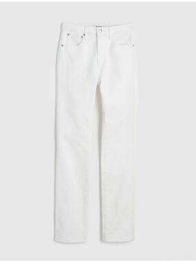 Madewell White Pencil Jean